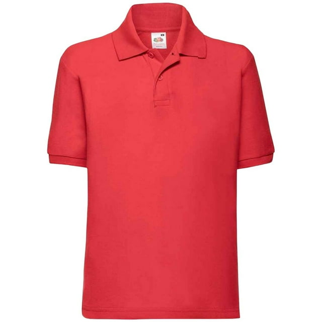 Fruit Of The Loom Polo Piqué en Poly/coton pour Garçons/filles