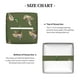 thumbnail image 5 of Balery Birds Wild Ducks Porta Pañuelos de Cuero con Estampado – Funda Moderna Cuadrada para Caja de Pañuelos, Dispensador 5x5x5'', 5 of 7