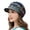 Dark Blue, variant on Short Brim Warm Foldable Earflap Women Cap Ethnic Style Floral Print Autumn Winter Hat Daily Clothing
