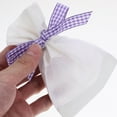 thumbnail image 3 of Niceauty 10Pcs White Empty Lavender Sachet Bag Drawstring Pouch for Dried Flowers, 3 of 5