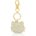 thumbnail image 6 of Sanrio Hello Kitty Face Pave 3D Bling Keychain - Bag Charm, Backpack Accessories, Travel Collectible Gift Keychains, 6 of 6