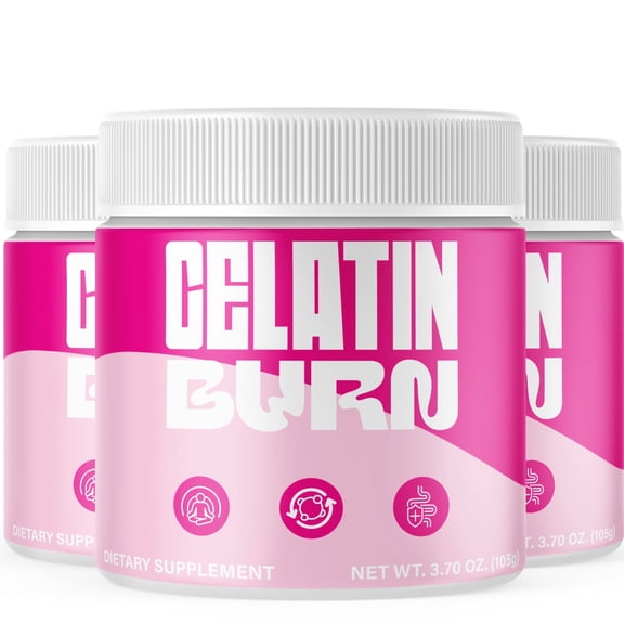 Gelatin Burn Advanced Formula Powder Supporting Energy and Healthy Lifestyle 90 Servings
