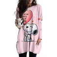 thumbnail image 5 of Ropa deportiva de otoño para mujer, top informal de manga larga con estampado de Snoopy, top holgado informal, ropa de calle para mujer 2024, 5 of 5