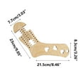 thumbnail image 2 of Wooden Sock Blockers Set of 2, Knitting Sock Shaper & Dryer for Handmade Socks, Crochet Stocking Display Form Stretchers, Weaving Yarn Craft Tool for Perfect Fit, 2 of 5