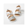 thumbnail image 4 of hirigin Baby Girls PU Leather Sandals Toddler Non-Slip Open Toe Sequins First Walking Soft Sole Shoes, 4 of 5