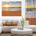 thumbnail image 1 of Impression sur Toile Bord de Mer Incroyable sous Ciel Nuageux, 1 of 3