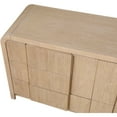 thumbnail image 6 of Meridian Furniture Fluted Natural Oak Veneer Dresser, 6 of 13