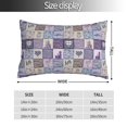 thumbnail image 2 of Kdxio Cotton Pillow Cases 14"x20" Pillowcases,Soft and Breathable Bedroom Pillow Cases-Lavender Flowers, 2 of 8