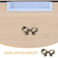 thumbnail image 3 of LOLIPPYY 2pcs Decorative Brass Handles Bowknot Shaped Door Pulls Coffee For Designers, 3 of 8