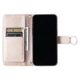 thumbnail image 4 of Funda tipo billetera GANGXUN para iPhone 13 Mini – Tapa abatible con correa para mujer, 4 of 5