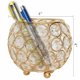 thumbnail image 5 of Portavelas de cristal para velas de té / portavelas de 10 cm de diámetro (dorado), 5 of 5