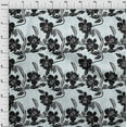 thumbnail image 4 of oneOone Polyester Spandex Black Fabric Asian Floral Sewing Craft Projects Fabric Prints By Yard 56 Inch Wide, 4 of 4