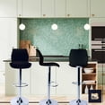 thumbnail image 4 of Set 4 Bancos Altos Ajustable Con Respaldo Para Barra Cocina negro, 4 of 8
