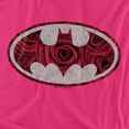 thumbnail image 2 of Batman Rosey Signal Women's T Shirt, Hot Pink, Small, 2 of 6