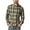 Yellow, variant on Brglopf Men's Flannel Shirts Classic Plaid Long Sleeve Shirt Soft Comfy Casual Fashion Button Down Shirts Jackets with Pocket Green 4XL
