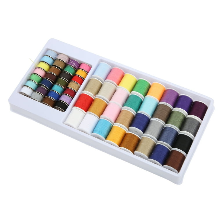 64 Spool Polyester Sewing Thread Set Mixed Color For Household Sewing  Machine 