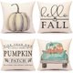 thumbnail image 1 of SZTXJ Set of 4 autumn decoration cushion covers 18 x 18 cm, 1 of 4