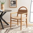 thumbnail image 4 of SAFAVIEH Farley Classic Jute Rope Solid Dining Armchair, Brown/Natural, 4 of 13