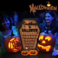 thumbnail image 4 of Calendario de Adviento de Halloween, cuenta atrás para Halloween, bloque de madera DIY, calabaza, murciélago, calendario, fiesta, adornos de terror, decoración de Navidad, 4 of 4