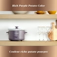 thumbnail image 2 of Crock-Pot Design Series 4.5-Quart Manual Slow Cooker, Purple Potato, 2 of 8