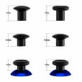thumbnail image 5 of eXtremeRate ThumbsGear Interchangeable Ergonomic Thumbstick for PS5 Controller, for PS4 All Model Controller - 3 Height Domed and Concave Grips Adjustable Joystick - Chrome Blue & Black, 5 of 8
