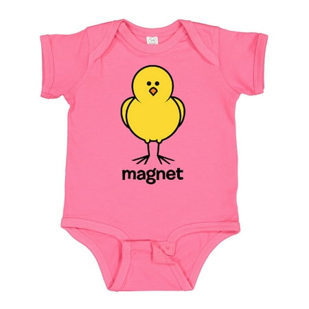 

Inktastic Chick Magnet Gift Baby Boy Bodysuit