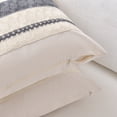 thumbnail image 3 of Fancy Homi Set of 2 Neutral Grey Farmhouse Lumbar Decorative Throw Pillow Covers 12x20 inch for Couch Bed Chair, Vintage Country Rustic Retro Room Decor, Soft Thick Cotton Rectangle Cushion Case, 3 of 7