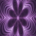 thumbnail image 1 of Ahgly Company Indoor Square Patterned Dark Purple Area Rugs, 6' Square, 1 of 6