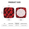 thumbnail image 4 of Kdxio Chair Seat Covers Playing Cards Print Chair Covers for Dining Room Square Washable Chair Protector Seat(Four Pieces), 4 of 5