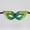 Green, variant on Lilgiuy Masquerade Mask Carnival Party Mask Halloween Christmas New Year Mask Costumes Mardi Gras Mask Party Accessory Gifts for Your Family or Friends(Yellow,One Size)