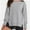 Gray, variant on Womens Oversized Crewneck Long Sleeve Shirts Pullover Sweatshirts