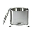 thumbnail image 2 of Flame Engine 19 Inch Square Smokeless Fire Pit w/ Carry Bag, Stainless Steel, 2 of 12