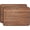 Walnut, variant on Caraway 17” Prep & Serve Butcher Block, Wood Cutting Board for Kitchen, Rectangle Dual-Sided Chopping Block for Prep, Presentation, and Serving, Walnut