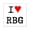 White, variant on CafePress - I Love Rbg - Square Sticker 3" x 3"