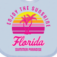 thumbnail image 4 of Inktastic Enjoy the Sunshine Florida Summer Paradise Boys or Girls Baby Bib, 4 of 4