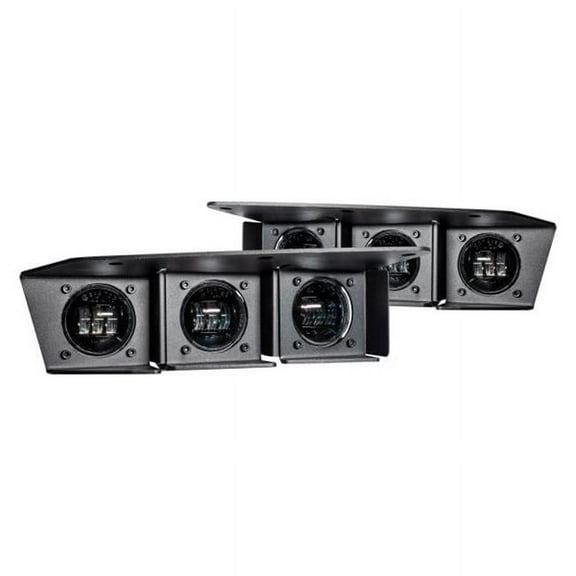 5890001 Triple LED Fog Lights for Ford 2021-2022 Bronco, White