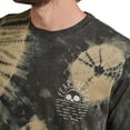 thumbnail image 5 of Roark Men's Fear The Sea Tie Dye Premium Tee T-Shirt in Dusty Green Shibori (X-Small, Dusty Green Shibori), 5 of 5