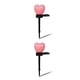 thumbnail image 3 of Cateissary Patio de jardín IPX5 Luz de estaca solar impermeable Césped al aire libre Lámpara LED en forma de corazón romántica Decoración Suministros Rosado 2piezas Cateissary CBP164216, 3 of 6