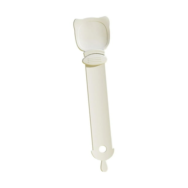 Cuchara exprimible para tiras de gatos, alimentador para mascotas, cuchara enlatada multifuncional para mascotas, cuchara húmeda portátil para guardar