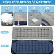 MOPHOTO Portable Folding Bed with Carry Bag & Pearl Mattress, Camping Cot for Adults, Heavy Duty Collapsible Sleeping Bed for Indoor & Outdoor Use
