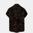 thumbnail image 4 of Awdenio Hawaiian Shirt for Men Short Sleeves Tropical Printed Casual Button Down Summer Beach Floral Shirts, 4 of 5