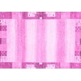 thumbnail image 1 of Ahgly Company Indoor Rectangle Solid Pink Modern Area Rugs, 7' x 9', 1 of 4