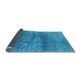 thumbnail image 2 of Ahgly Company Indoor Round Oriental Light Blue Industrial Area Rugs, 5' Round, 2 of 4