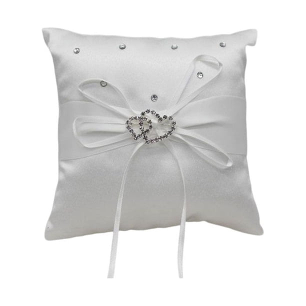 Almohada de anillo Toystoory con forma de corazón Tela decorativa 15x15cm