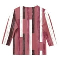 thumbnail image 5 of Frnrwgo Short Sleeve Uniform Shirts for Boys Girls Red 3/4 Sleeve Crewneck T Shirt Lightweight Casual School Fashion Daily Spring Summer Shirt 3-12, 5 of 5