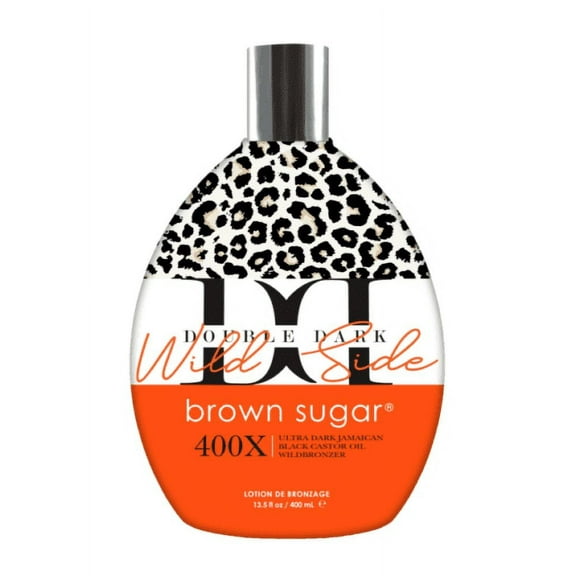 Brown Sugar Double Dark Wild Side 400X Ultra Wild Bronzer Tanning Bed Lotion 13.5 oz Indoor & Outdoor