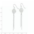 thumbnail image 2 of Beautiful Sterling Silver Dangle Shepherd Hook Earrings, 2 of 2