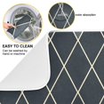 thumbnail image 2 of Carbon Black Block Dish Drying Mat 16x18 Absorbent Microfiber Draining Rack Pad for Kitchen Counter Sink, 2 of 8