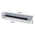 thumbnail image 2 of Aluminum Alloy Table Line Hole Cover Desk Outlet Desktop Hole Wire Decoration, 2 of 4