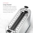 Russell Hobbs 2Slice Glass Accent Long Toaster, Silver, TRL9300GYR